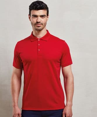 Coolchecker® piqué polo with front logo