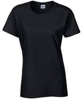 Cotton women's t-shirt with front logo