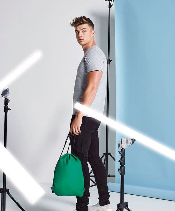 Drawstring Bag with front logo