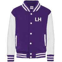 Embroidered Initials Baseball Jacket