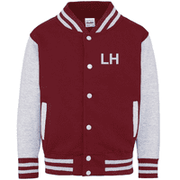 Embroidered Initials Baseball Jacket
