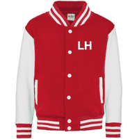 Embroidered Initials Baseball Jacket