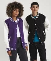 Embroidered Initials Baseball Jacket