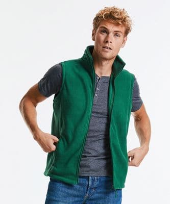 Fleece gilet  with front logo