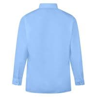 Girls Blue Long Sleeve Blouse - Twin Pack