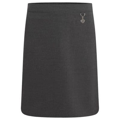 Grey A line Skirt