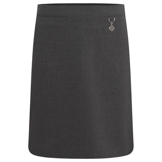 Grey A line Skirt