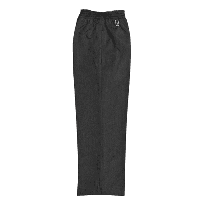 Grey Part Elastic Pull Up Trousers