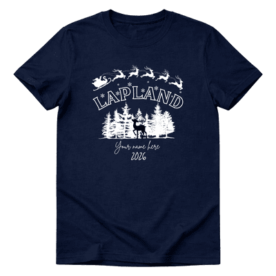 Lapland 2026 T-Shirt, Personalised name