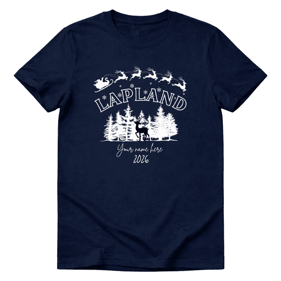 Lapland 2026 T-Shirt, Personalised name