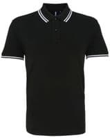 Mens Tipped Poloshirt with front logo