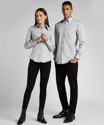 Oxford shirt long-sleeved (classic fit) with front logo