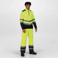 Pro hi-vis ¼-zip sweatshirt