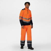 Pro hi-vis ¼-zip sweatshirt