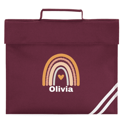 Rainbow Personalised Book Bag
