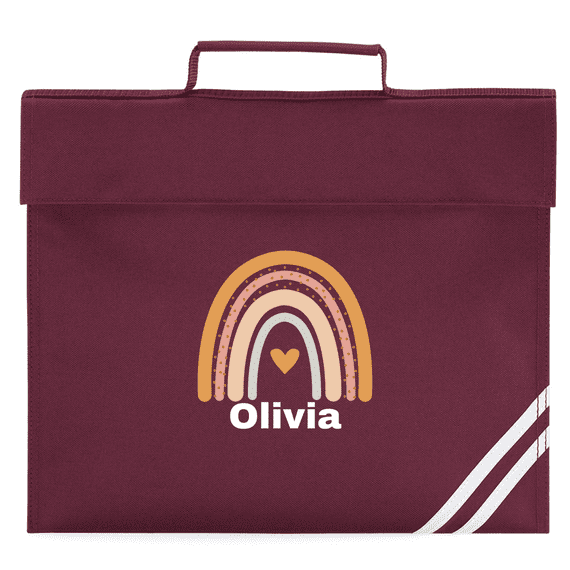 Rainbow Personalised Book Bag