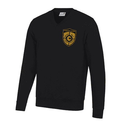 St Georges V-Neck Sweatshirt