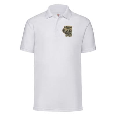 St Georges White Poloshirt