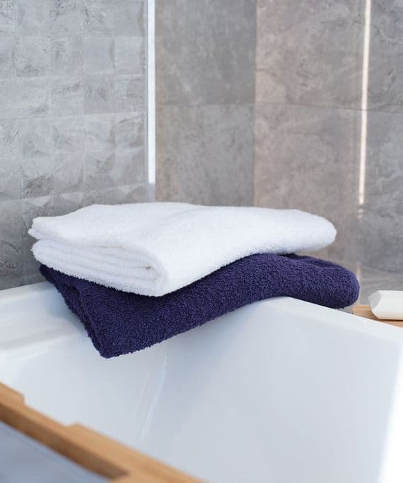 White Hand Towel Plain