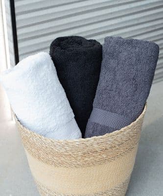 White Luxury bath towel Plain