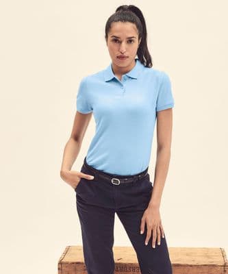 Women's 65/35 polo with front logo