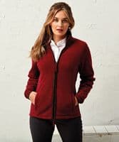 Women’s artisan fleece jacket with logo