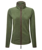 Women’s artisan fleece jacket with logo
