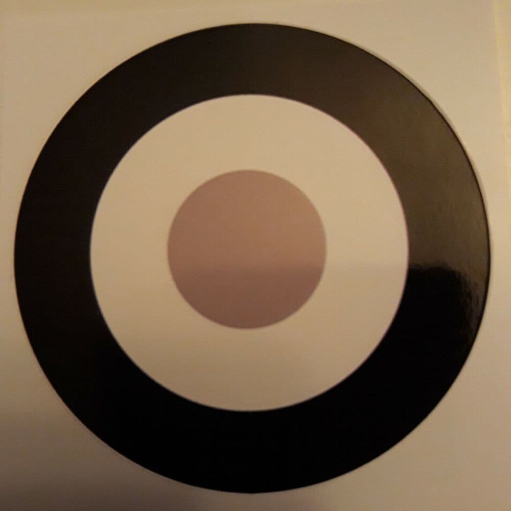 Black Target Sticker