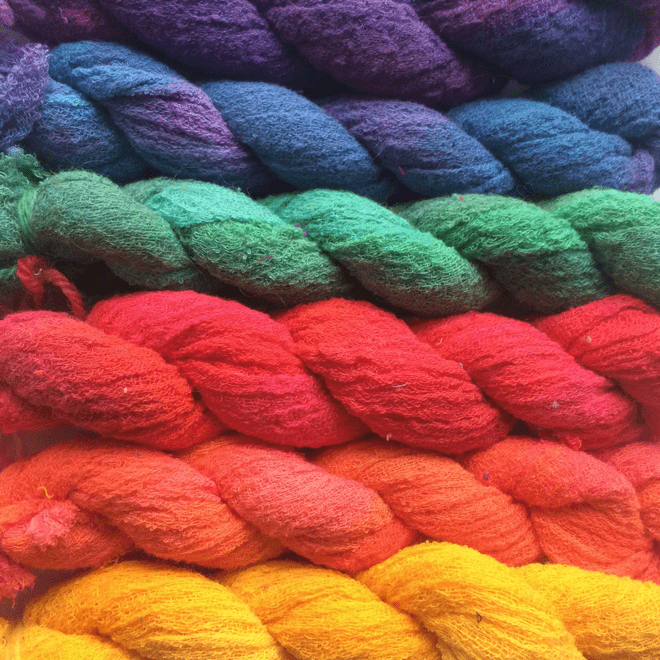 Hand Dyed Cotton Scrim 45x50cms