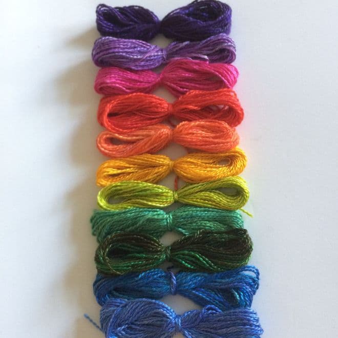 Hand Dyed Fine Silk Bags