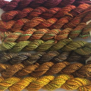 Hand Dyed Medium Silk 10metres