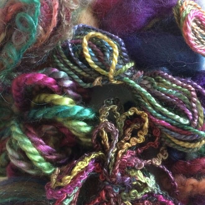 Hand Dyed Mixed Texture Bags