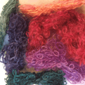 Hand Dyed Mohair Loop Bags