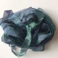 Hand Dyed Silk Georgette Ribbon