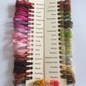 Hand Dyed Silk Georgette Ribbon Bags
