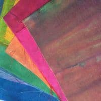 Hand Dyed Silk Habutai