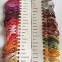 Hand Dyed Stranded Cotton Bags  4 metres