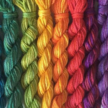 Hand Dyed Stranded Cotton Bags £9.95