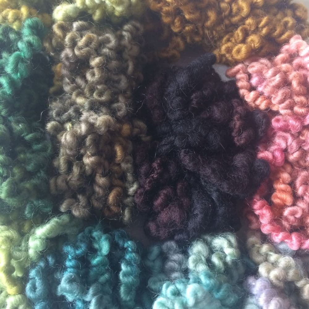 Hand Dyed Wool Crinkle