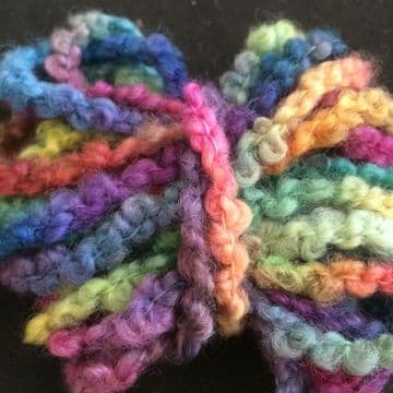 Hand Dyed Wool Ruche
