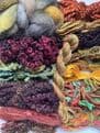 Mixed Cotton Fabrics & Threads Bag