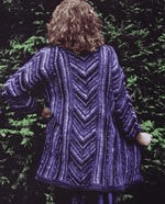 Sideways Knitted Jacket