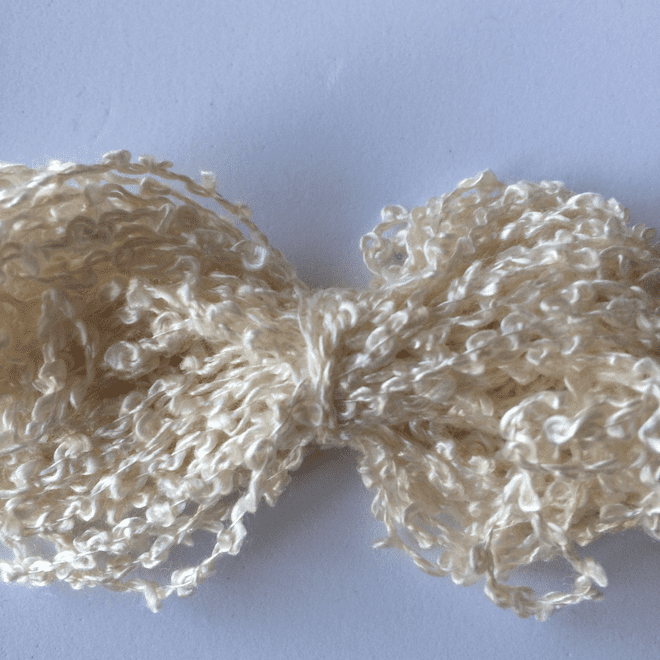Silk Boucle Undyed 10gms