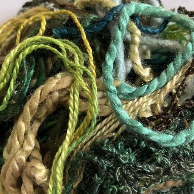 Silk Thread Scrap Bags