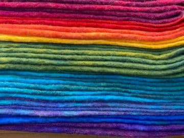 Space Dyed Felt 39 x 41cms