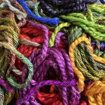 Thick Silk Scrap Bag