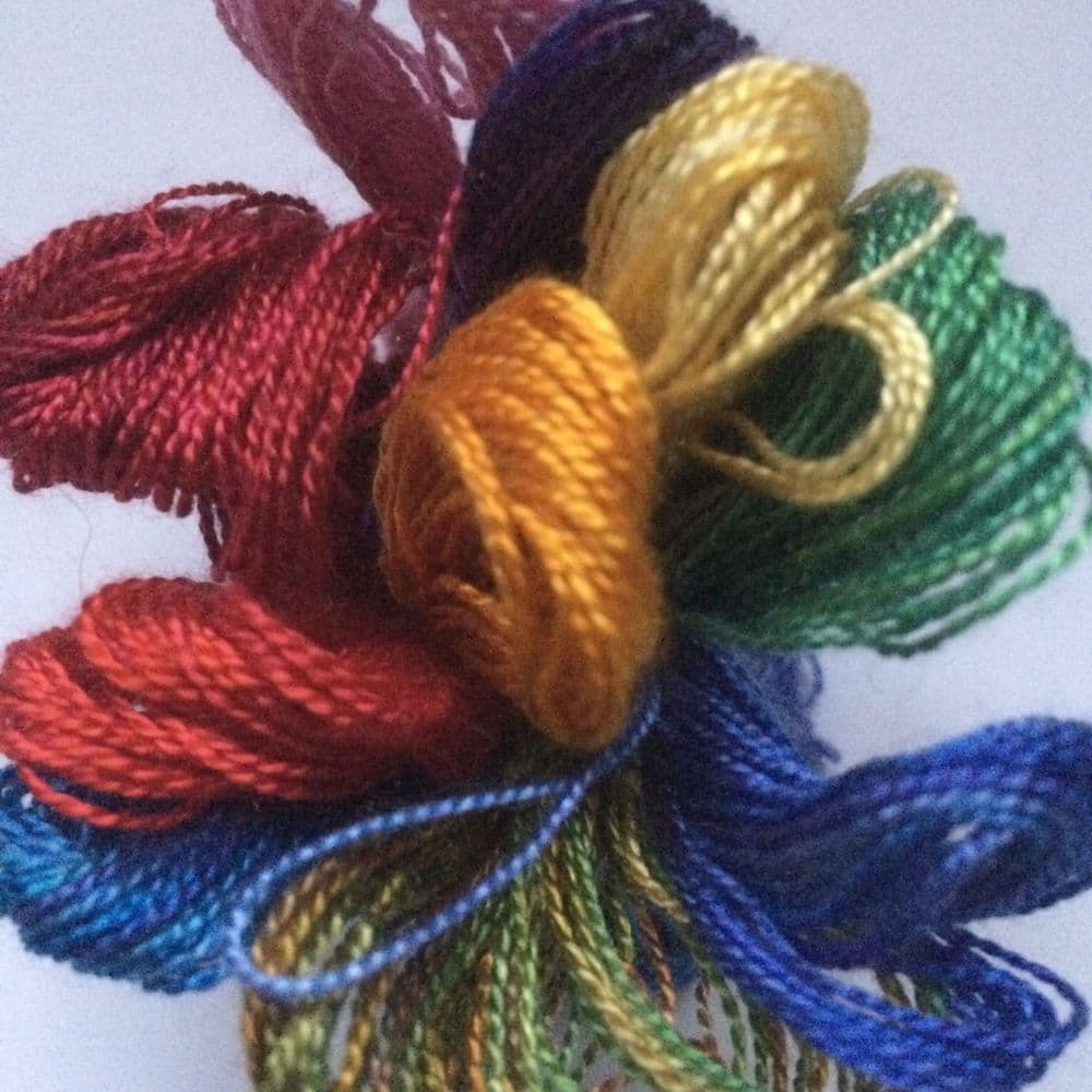 Delicate Silk Thread Very Fine Silk Bags 5 metres Lengths