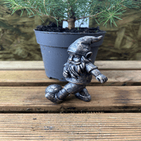 Miniature Football Gnome Bronze