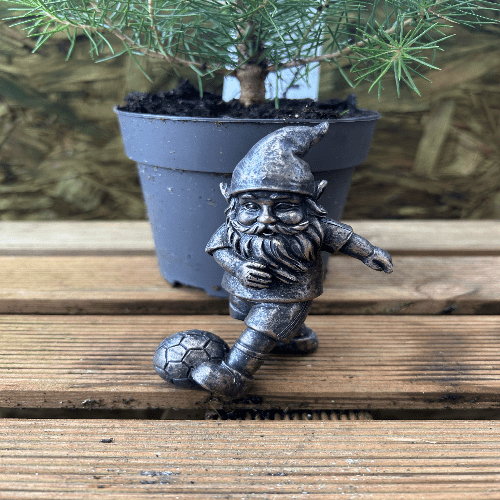 Miniature Football Gnome Bronze