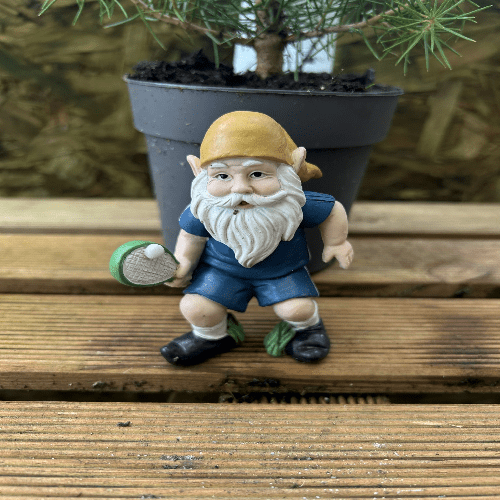 Miniature Tennis Gnome With Ball